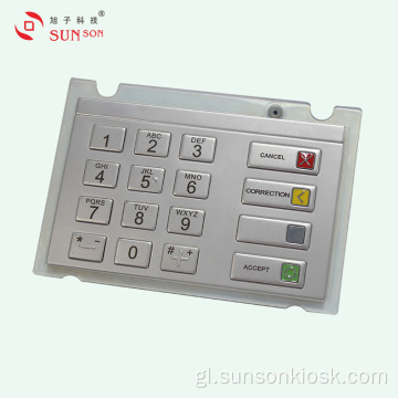 Bloqueo PIN de cifrado numérico para quiosco de pago